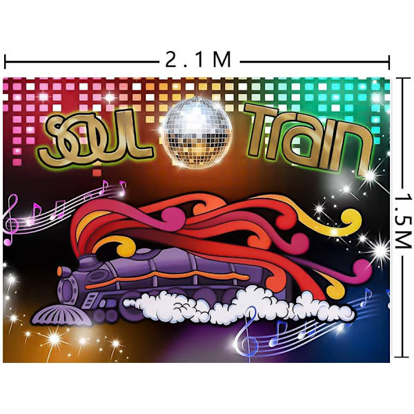 70-luvun teemallinen valokuvaustausta 70- ja 80-lukujen disco-tanssi Prom-juhlan koristeluun Neon Glow -taustakuva Studio rekvisiitta Banneri 7x5ft