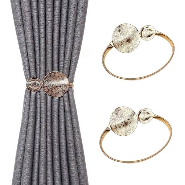 Gardinklips, Gardinholdere Tau, Gardinklips, 2 stk Gardinrem Knot Gardinklips Metall Gardin Hjemmeinnredning Vindusdekorasjon