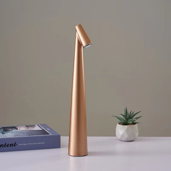 Konst skrivbordslampa USB uppladdningsbar skrivbordslampa Julklapp till grund- och gymnasieelever Födelsedagspresent champagne guld
