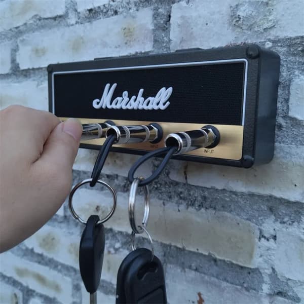 Dekorativ nøkkelring for musikkopbevaring white