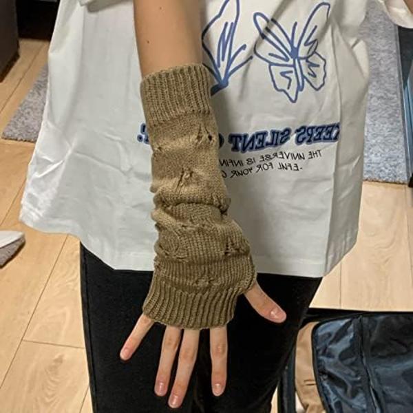 Grunge Handsker Fairy Grunge Tilbehør Ripped Handske Hæklede Handsker Grunge Tøj Fairy Grunge Æstetik