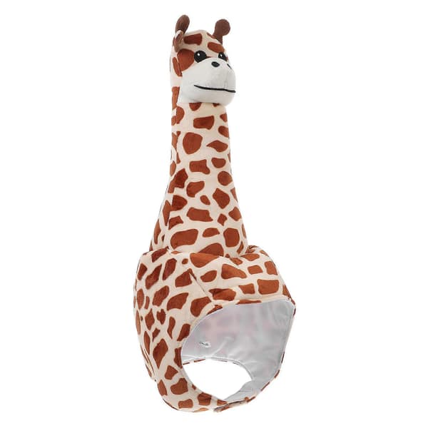 Plysj Hodeplagg Giraff Kostyme Hatt Multi 60x10cm Varmebeskyttelse 1st Multi Multi 60X10CM