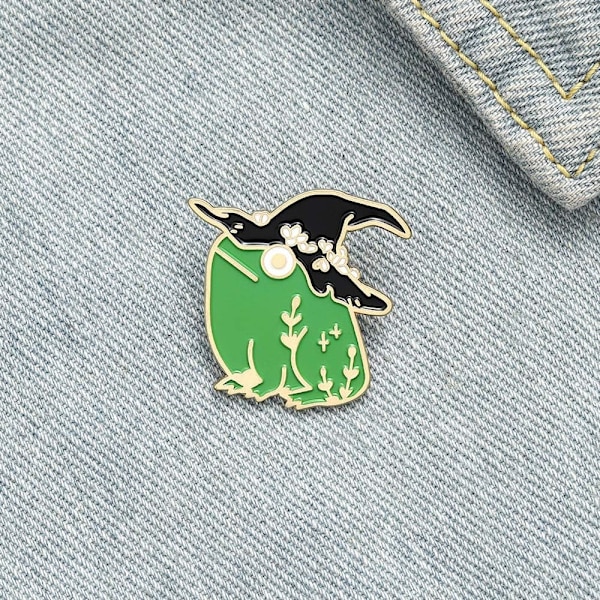 Svampe- og frø-emaljenåle - Søde Kawaii-natur-udendørs-reversnåle-badge-brochenåle til kvinder