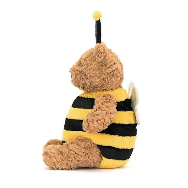 25cm Bartholomew Bear Bumblebee Vårbie Kostyme Myk Plysj Leke Kosedukke Gaver
