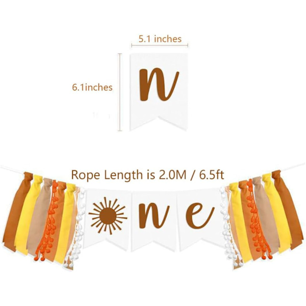 Banner 1. syntymäpäivän koristeet Ensimmäinen matka aurinkoon Korkea tuoli Banner Ensimmäiset syntymäpäiväjuhlan koristeet tytöille pojille