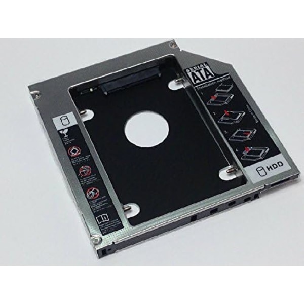 HDD-kotelolevy 12,7 mm universaaliin CD/DVD-ROM-aseman paikkaan (SSD- ja HDD-asemille)