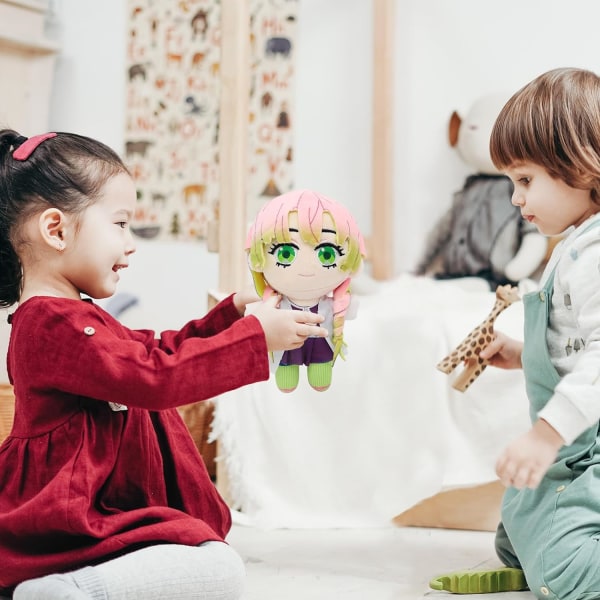 Tanjiro Kyojuro Inosuke Hashibira Giyu Plysjleke Tegneserie Myk Fylt Plysj Hjemmedekor
