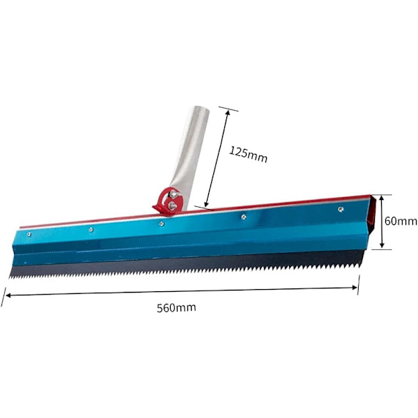 Rustfritt stål hakket nal Epoxy sement skrape maling belegg selvnivellerende gulvutstyr rive konstruksjon (skrape tenner høyde 3MM)