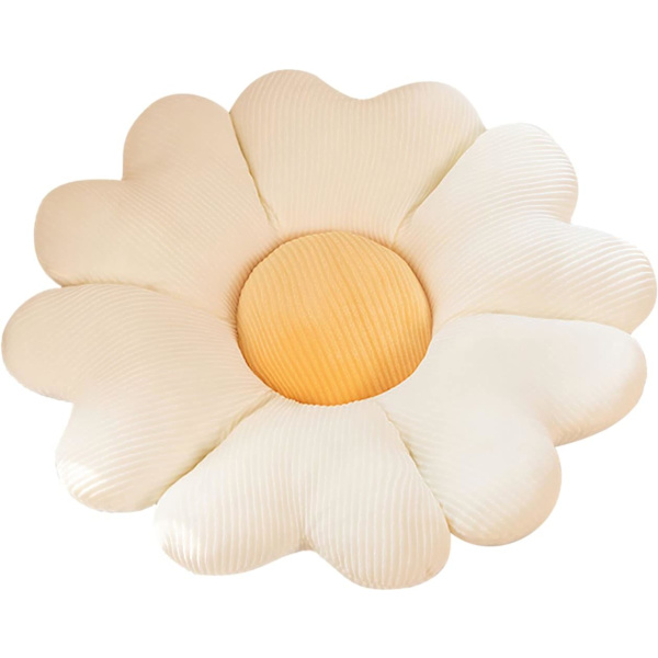 Blomsterformet Pute Puter Gulv Plysj Hjem Dekor Pute Kontor Pute Kjærlighet Pute (30 * 30, Kjærlighet Beige)