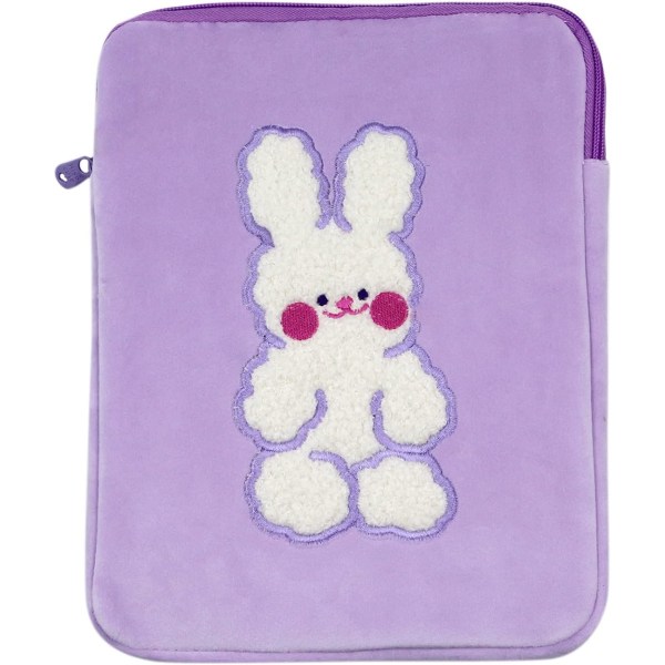 9-11 tums plysch söt kanin väska för bärbar case iPad skyddsfodral Cover Notebook förvaringsväska för män Kvinnor Flickor Pojkar