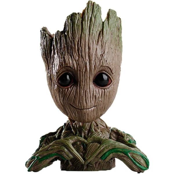 Groot Flowerpot Treeman, Söt blomkruka, Blyertshållare, Office Organizer, Guardians Of The Galaxy Groot Pen Pot