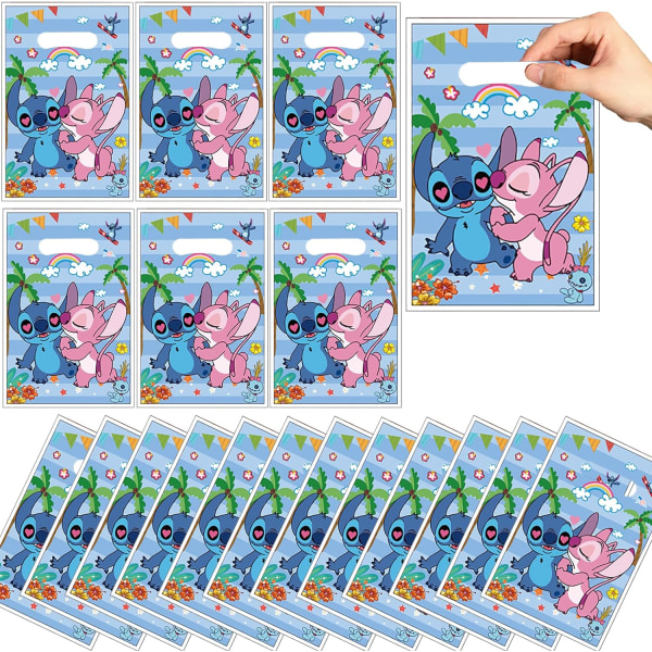 30pack Lilo and Stitch Party Presentpåsar, för Lilo and Stitch födelsedagsfesttillbehör, dekorationer