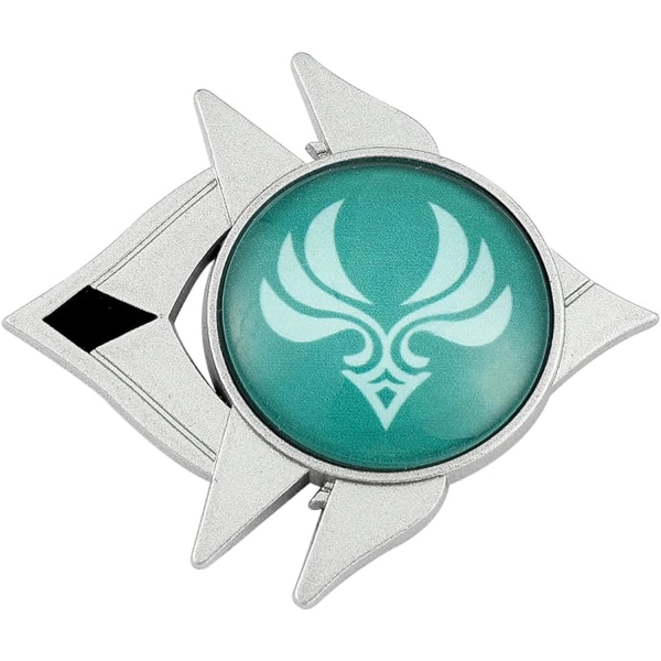 Genshin Impact Vision Luminous Nyckelring, Guld Spel Figur Nyckelkedja Hänge Nyckelring Tillbehör Cosplay Kostym Gåvor