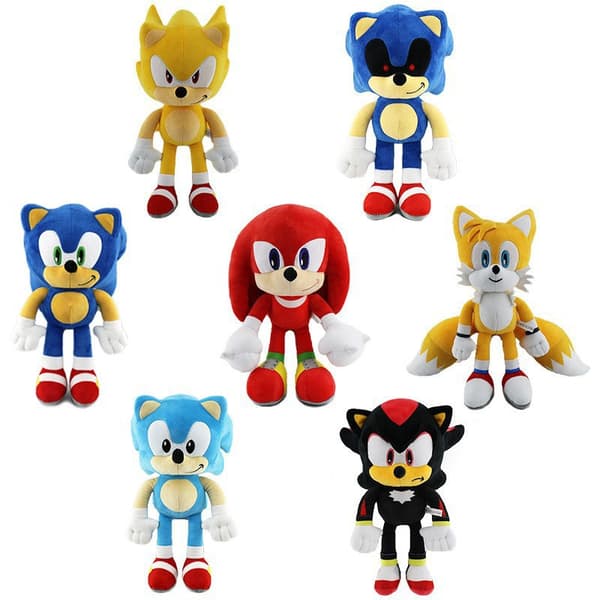 30cm keltainen Sonic-pehmolelu