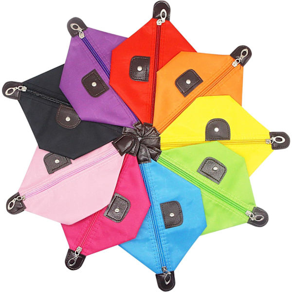 Sminkepung i bulk Toiletry Pouch Vanntett kosmetikk Oppbevaringsposer, med glidelås Reise Toiletry Organizer Pakkepose (9 farger)