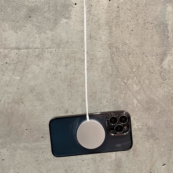 för iPhone 13 Pro Max Case Magnetisk Klar med kameralinsskydd Fullt skydd MagSafe Elektropläterad silikon 6,7 tum - Svart