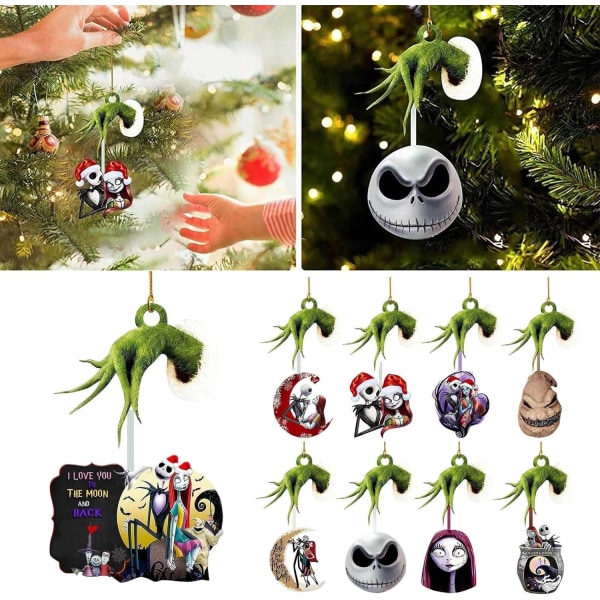 The Nightmare Before Christmas Dekorationer, Jack Juletræ Hængende Ornament The Nightmare Before Christmas Vedhæng, Dekoration til Nytårsaften