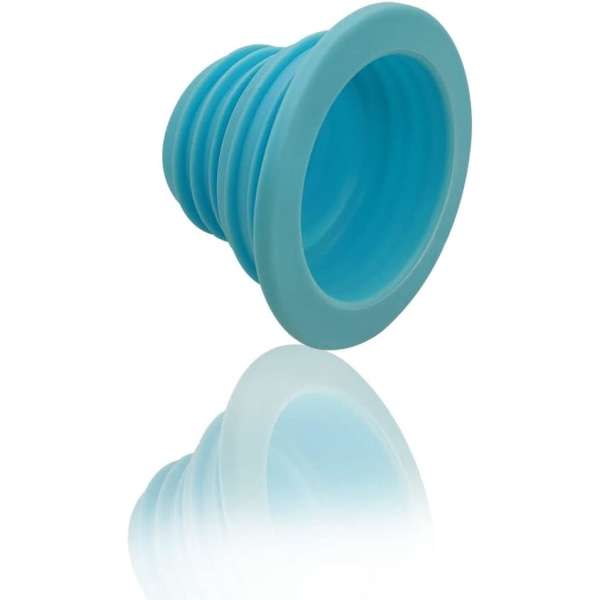 4 st Avloppsslangstätning Deodorant silikonplugg, Tvättmaskin Dräneringsslangtätning, för badrum Kök Tvättstuga Avloppstätning (blå)