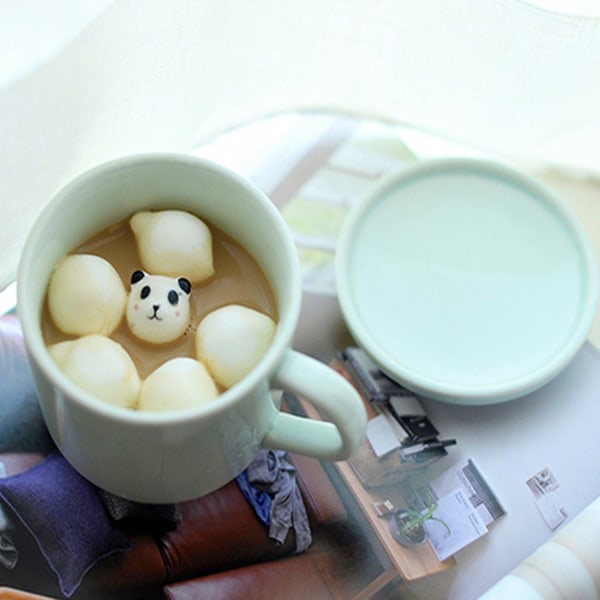 3D Kaffeemugg Söt Djur Inuti Kopp Cartoon Keramik Figur Tekopp Jul Födelsedagspresent för Pojkar Flickor Barn - Fest Kontor Morgon(3D Kopp)