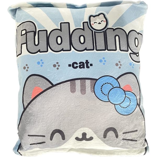 Kawaii plys bamsepude sød snack taske pude med mini blød budding plys bamse fluffy krammepude