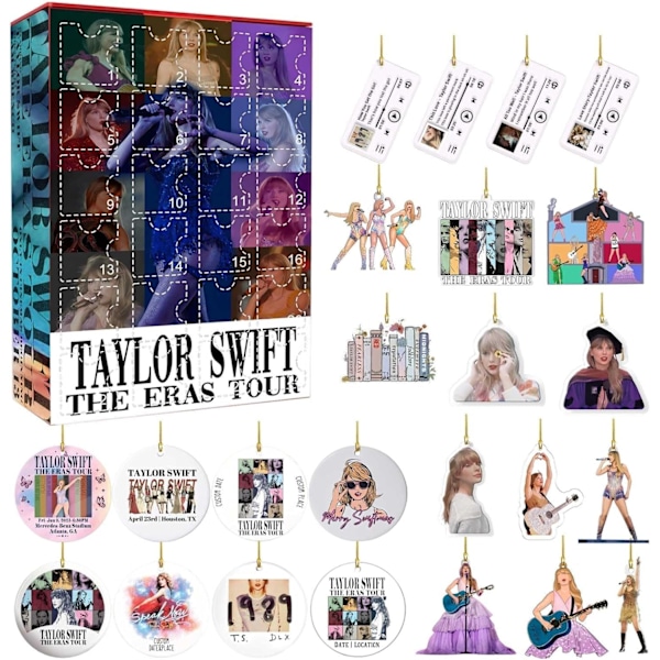 Taylor Swift Armbånd Julekalender Juledekorasjon Gaveeske E