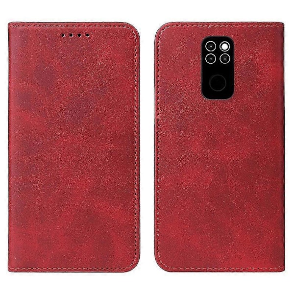 Läderfodral för Motorola Moto Defy 2021 Red