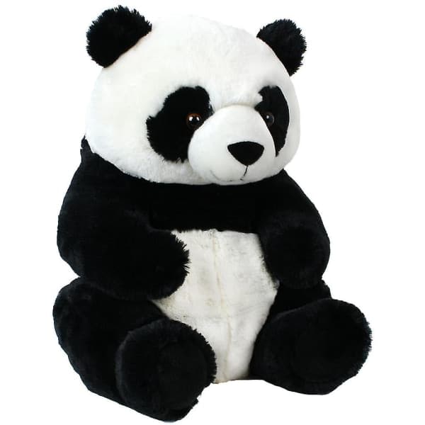 Panda pehmolelu, pehmeä lelu, panda istuma-asennossa, pehmo panda halinalle 33 cm 3v4