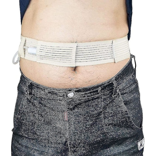 (2 st, L) Peritonealdialyskateterbälte - G-rörhållare för män och kvinnor - Abdominalt dialysbälte för PD, G, PEG, J-rör fixerat - Dialystillbehör