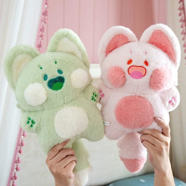 Kissan Pehmolelu Kawaii, Täytetty Kissan Pehmolelu, Tyyny Kissa Pehmeä Tyyny, Ihastuttava Kissan Pehmolelulahja Tyttöystävälle ja Lapsille (24 tuumaa)