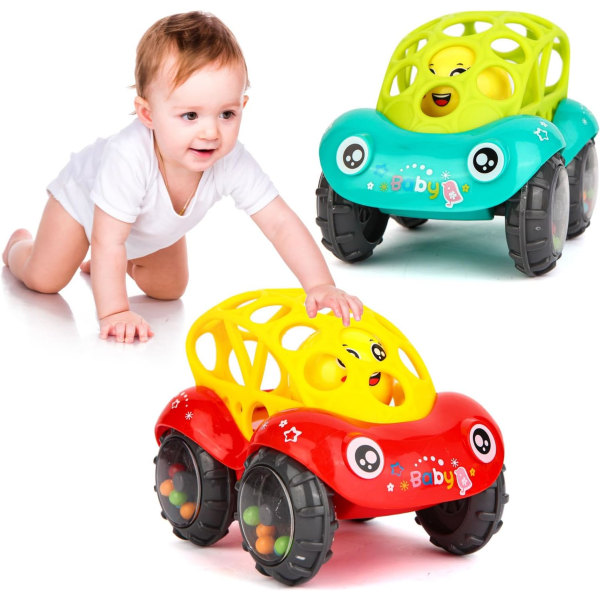 legetøjsbil til 1-3 år gamle småbørns billegetøj til babyer 3-18 måneder, billegetøj til 1-5 år gamle drenge og piger, gaver til 3-1 årige 2 måneder babyer