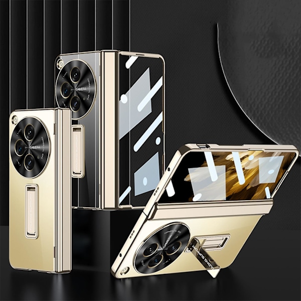 GKK Magnetisk Fold Case Til OPPO Find N3 / OnePlus Open Gold