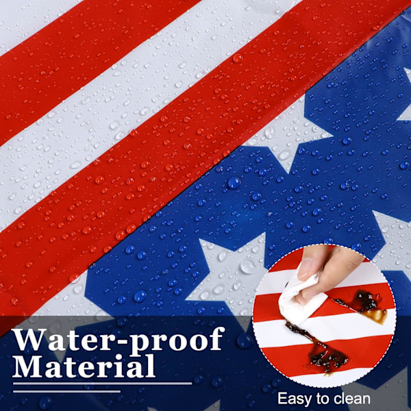 2-pack 4 juli patriotisk plastduk 108 x 54 tum amerikansk flagga bordsduk minnesdag bordsduk för rektangulärt bord festtillbehör
