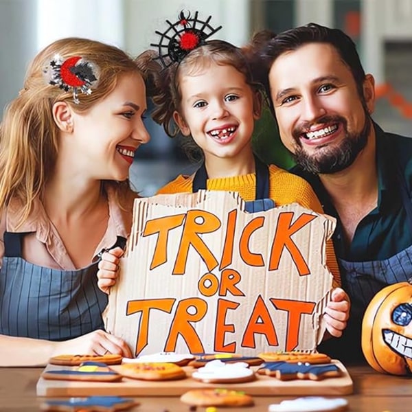 Halloween Hovedbøjle Flagermus Edderkop Hårbøjler Kranie Hoved Boppers Halloween Hovedbeklædning til Børn og Voksne