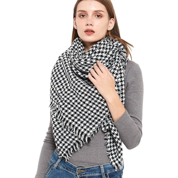 Ternet Tørklæde Blødt Varmt Tartan Sjal Kappe Tæppe Tørklæder Fashion Wrap