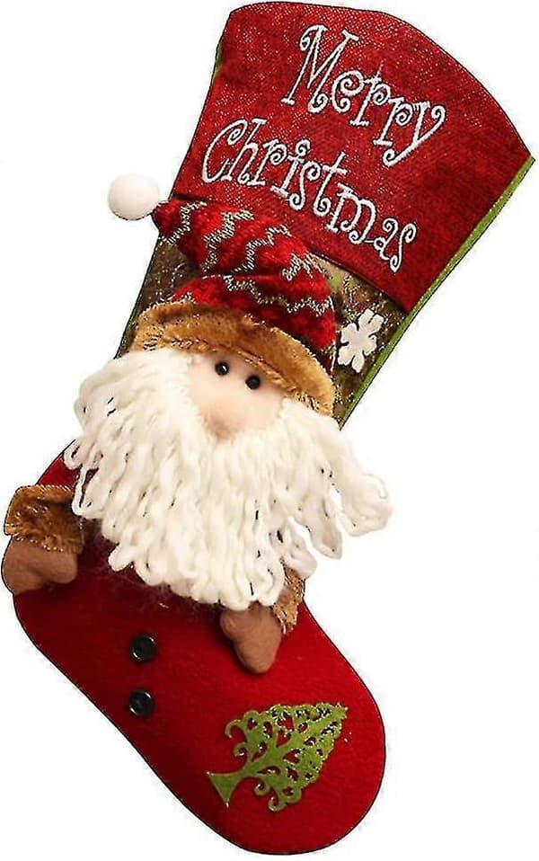 Bcamelys 18 stk Store Julestrømper Kompatible Med Godteritredekorasjon