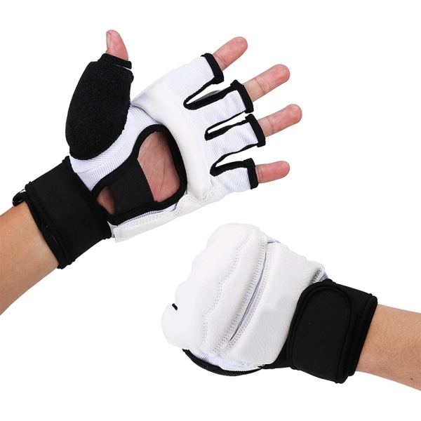 1 par Punch Bag Taekwondo Karate Handskar För Sparring Kampsport Boxning Training-L