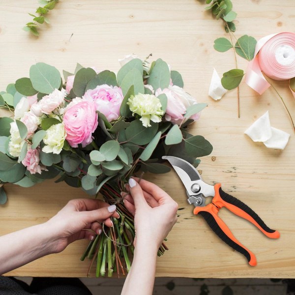 Stål havesaks - kraftig håndbeskærer - havesaks - blomstersaks, blomstersaks, haveværktøj