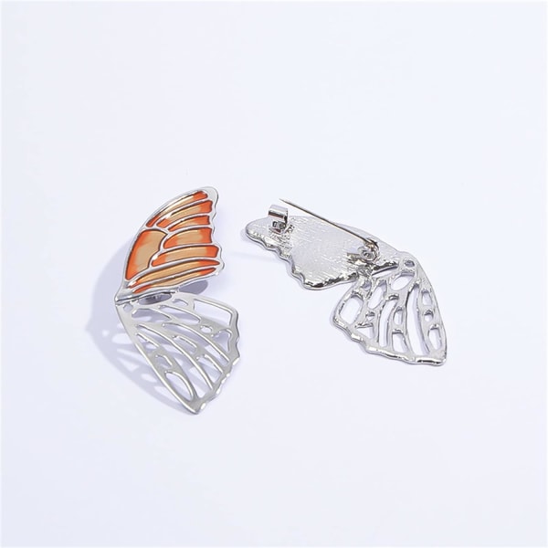 Heyone Butterfly Brosje Pins Chic Romantisk Elegant Rhinestone Krystall Insekt Brosje Pin Kvinner Corsage Skjerf Sjal Klær