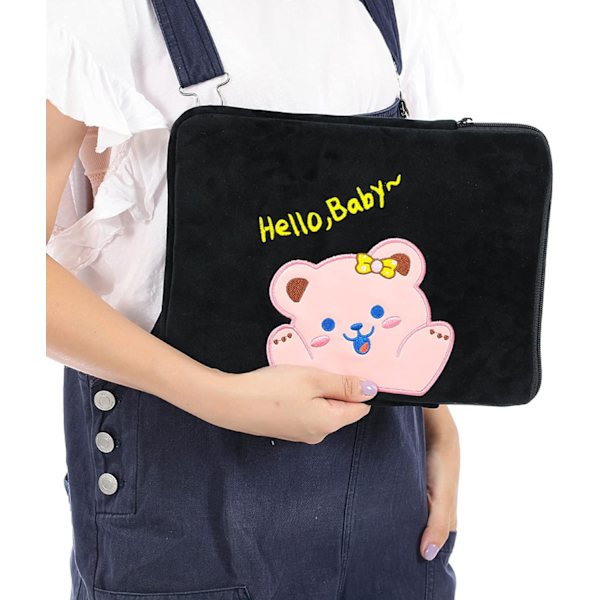 9-11 tommer plys søde kanin laptop sleeve taske iPad beskyttende etui tablet cover notebook opbevaringspose til mænd kvinder piger drenge