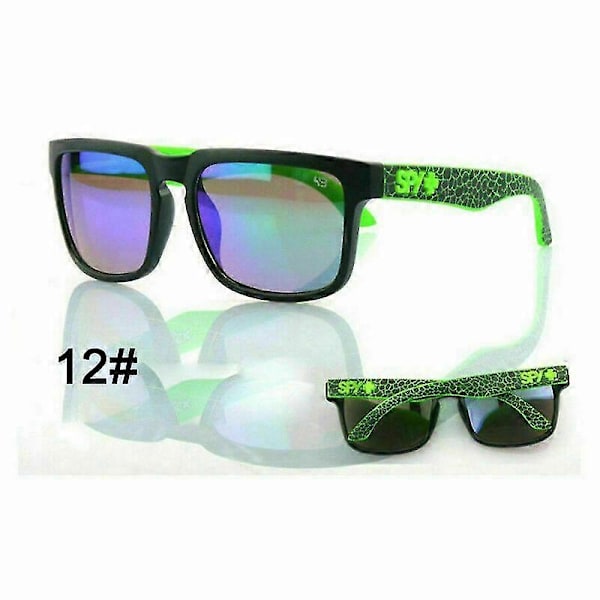 MIMIGO Nya Spy1 22-färgs Ken Block Klassiska Cykel Sport Retro Solglasögon Uv400 Glasögon No 12