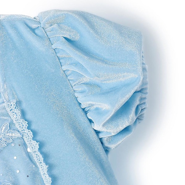 2024 Tjej Cinderella Cosplay Klänning Uppklädda Kläder Flickor Jul Halloween Fest Prinsessa Kostym Barn Födelsedag Bröllopsklänning Jyf Cinderella 3 3T  Size 110