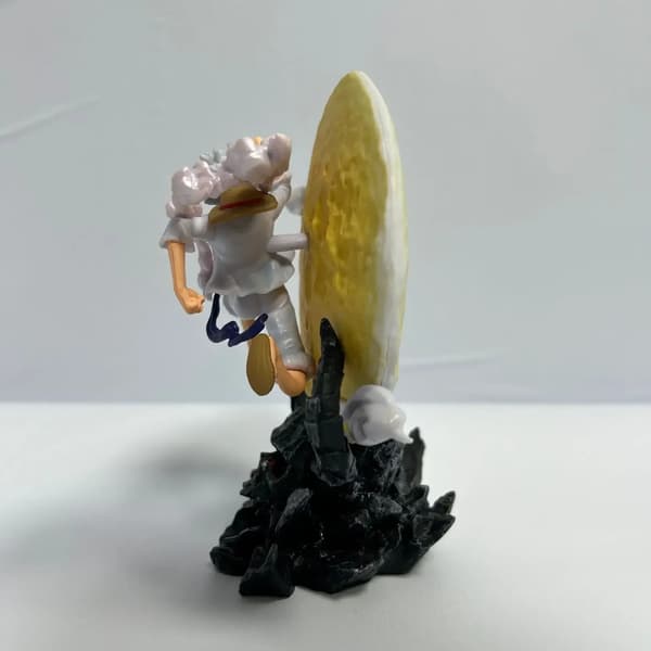 14cm Anime One Piece Figur Solguden Nika Luffy Figur PVC Modell Monkey D. Luffy Statue Romdekorasjon Bursdagsgave til Barn With Box
