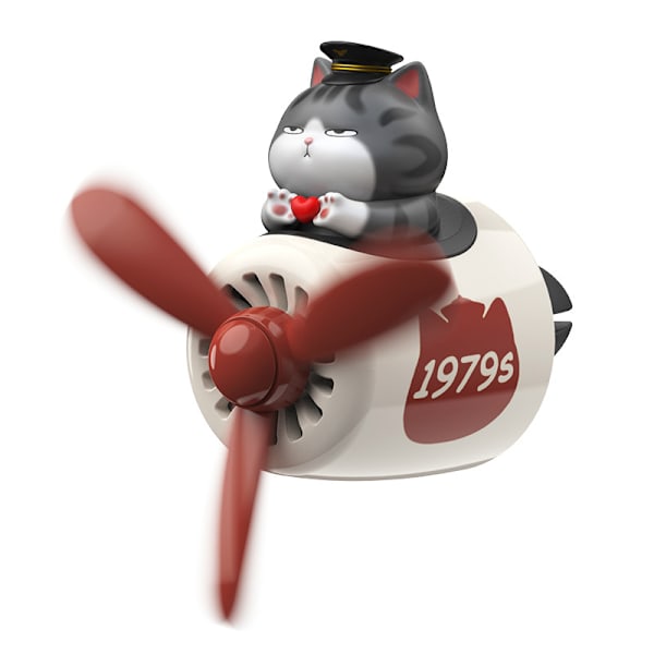 Aromaterapi Doftspridare för Bil - Levereras med 2 Aromaterapitabletter. Underbar Biltillbehör, Luftkonditionering, Luftfräschare för Bil Imperial cat