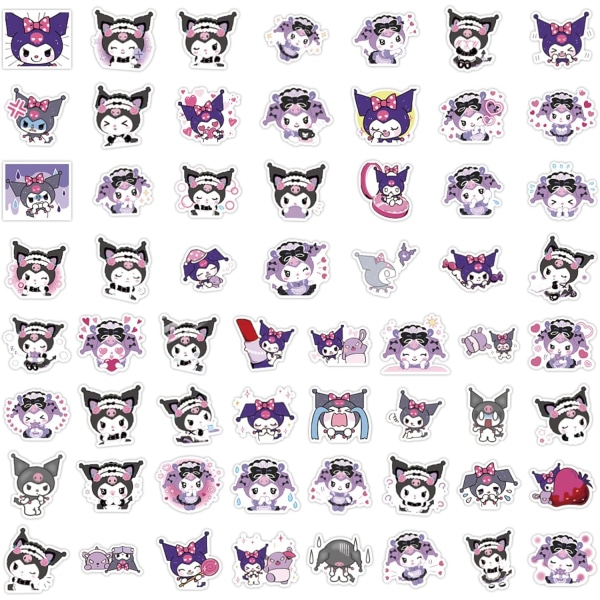 120 Pcs Cute Anime Stickers,PVC Waterproof Sun-Proof Stickers for Phone,Laptop,Bottles,Skateboard