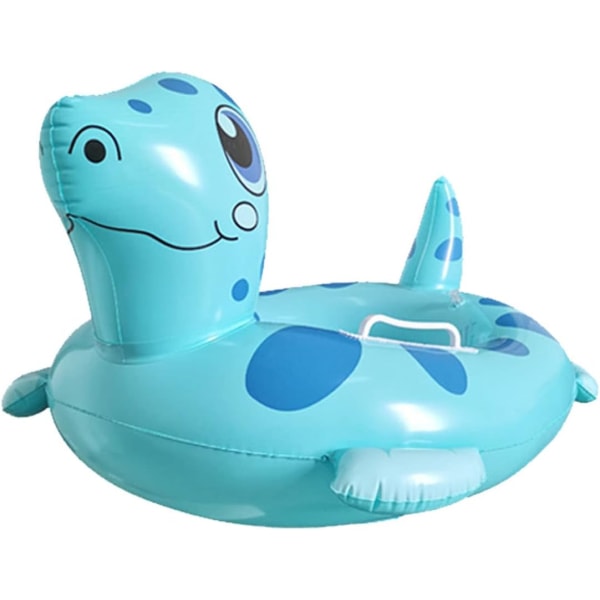 Dyr oppustelig pool pontonbåd,Dinosaur svømning ponton rør ring i 3-11 år Småbørn oppustelig ponton dyr svømning