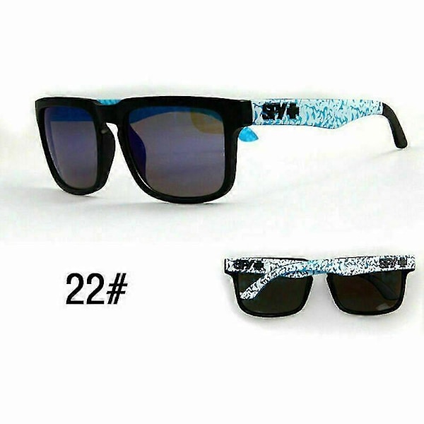 MIMIGO Nya Spy1 22-färgs Ken Block Klassiska Cykel Sport Retro Solglasögon Uv400 Glasögon No 22