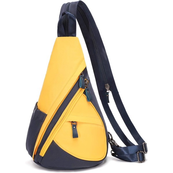Nylon Sling Bag - Small Crossbody Ryggsäck Shoulder Casual Daypack Multipurpose ryggsäck för män kvinnor