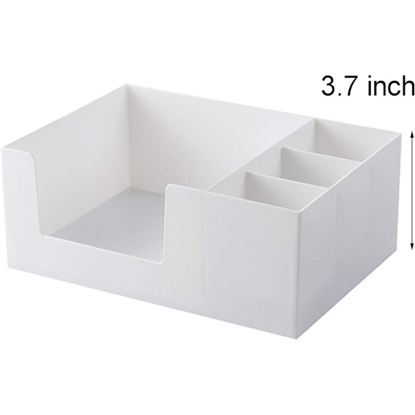 Stabelbar makeup-arrangør med skuffer, plastik opbevaringsboks bordplade display case til skrivebord diverse, badeværelse forfængelighed