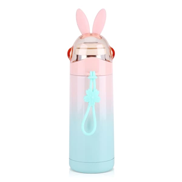 350ML Söt Barn Vakuumisolerad Mugg Termosflaska Resemugg Rosa Grön