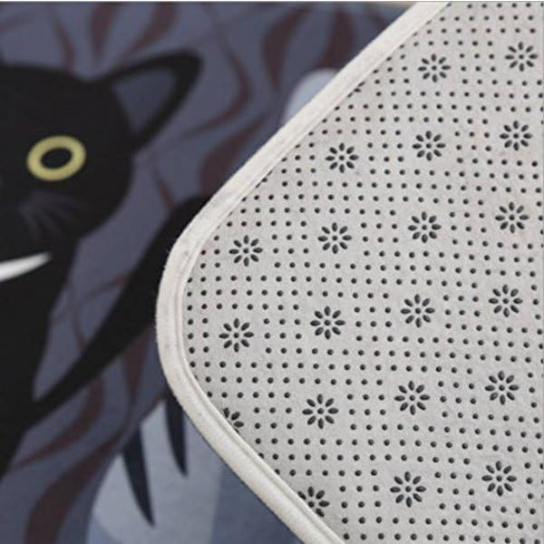 Suorakulmainen sarjakuva söpö kissat Kitty kuvio matto matto portaikko wc lattia makuuhuone olohuone kylpyhuone keittiö kodin sisustus alue